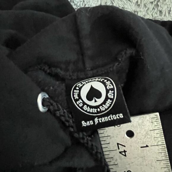 Thrasher Magazine Black Hoodie Medium Unisex Sweatshirt - Picture 6 of 7